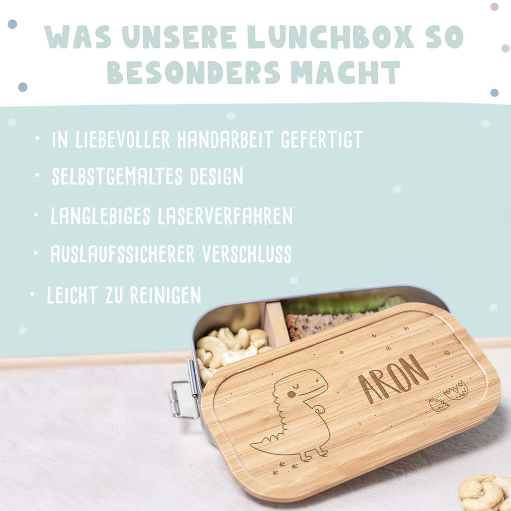 Personalisierte Lunchbox "Dino"