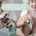 Saatgut Anzuchtset - Mini Garten Starter Kit mit personalisierter Holzkiste Gravur
