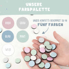 Taufteller „Regenbogen“ personalisiert Gravur