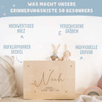 Erinnerungskiste „Sternenhimmel“ personalisiert Gravur