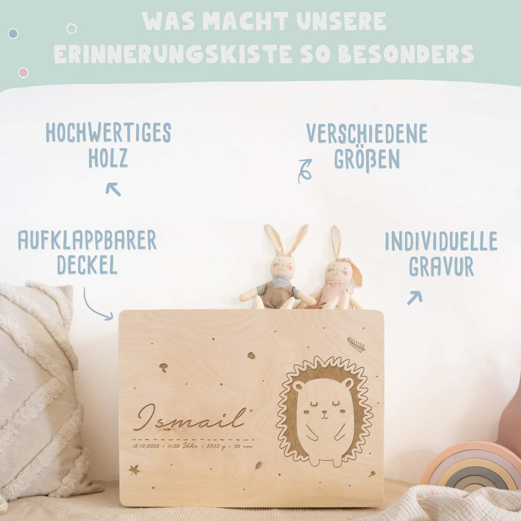 Erinnerungskiste "Igel"