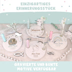Taufteller „Regenbogen“ personalisiert Gravur