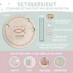 Taufteller „Fisch“ personalisiert Gravur