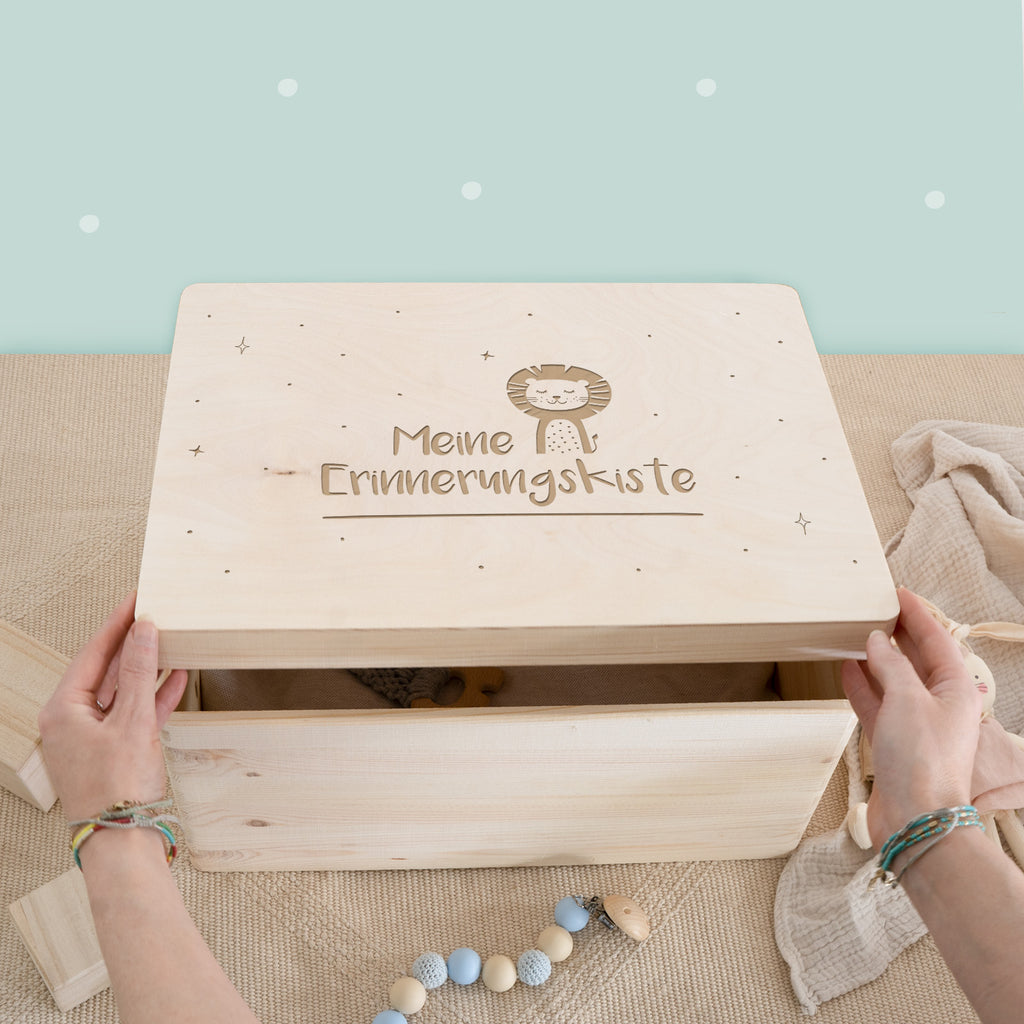 Erinnerungskiste "kleiner Löwe"