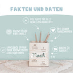 Personalisierter Stiftehalter "Affirmations-Sprüche" mit 3D-Name