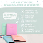 Falken Zeugnismappe Karton Ringbuch mit 3D-Name A4 Blau