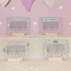 Personalisierter Stundenplan Transparent - abwischbar - mit Stift