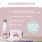 Personalisiertes Set Trinkflasche & Mepal Lunchbox "Feuerwehr"