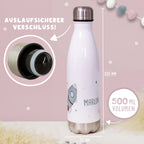 Personalisiertes Set Trinkflasche & Mepal Lunchbox "Rakete"