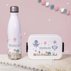 Personalisiertes Set Trinkflasche & Mepal Lunchbox "Unterwasserwelt"
