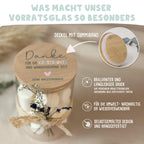 Personalisiertes Vorratsglas "Kunterbunt" Abschiedsgeschenk Lehrer/in und Erzieher/in