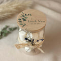 Personalisiertes Vorratsglas "Eukalyptus links" Hochzeitsgeschenk