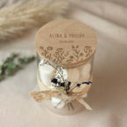 Personalisiertes Vorratsglas "Blumenwiese"-Gravur Hochzeitsgeschenk
