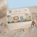 Erinnerungsbox "Safari-Motiv" Aquarell