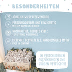 Aquarell-Adventskiste "Safari", Adventskalender zum Befüllen