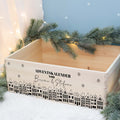 Aquarell-Adventskiste für Paare "Stadt", Pärchen-Adventskalender zum Befüllen