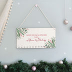 Aquarell Adventskalender für Paare "Zweige in den Ecken"