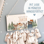 Aquarell Adventskalender "Waldtiere" für Kinder
