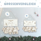 Adventskalender "Winter Hase" personalisiert für Kind