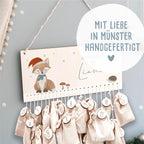 Aquarell Adventskalender "Fuchs" für Kinder