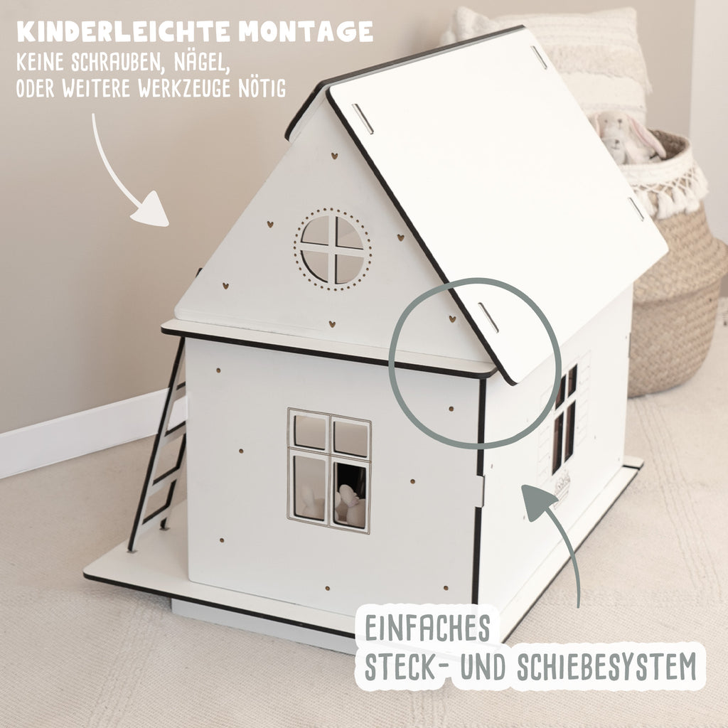 Personalisiertes Puppenhaus für Kinder