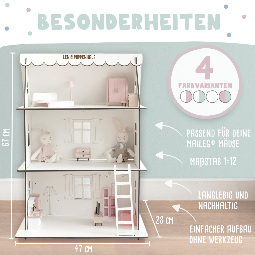 Personalisiertes Puppenhaus für Kinder