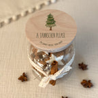 Personalisiertes Vorratsglas Aquarell "Tannenbaum - Ä Tännschen Please"