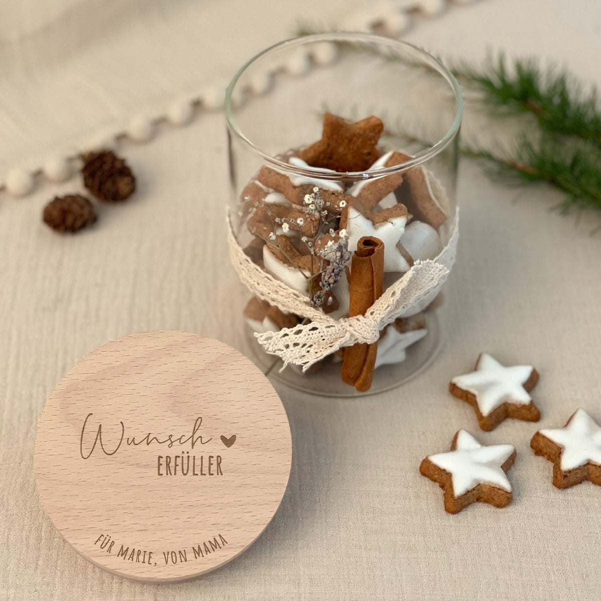 Personalisiertes Vorratsglas Gravur "Wunscherfüller"
