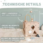 Personalisierter Motorikwürfel "Clean"