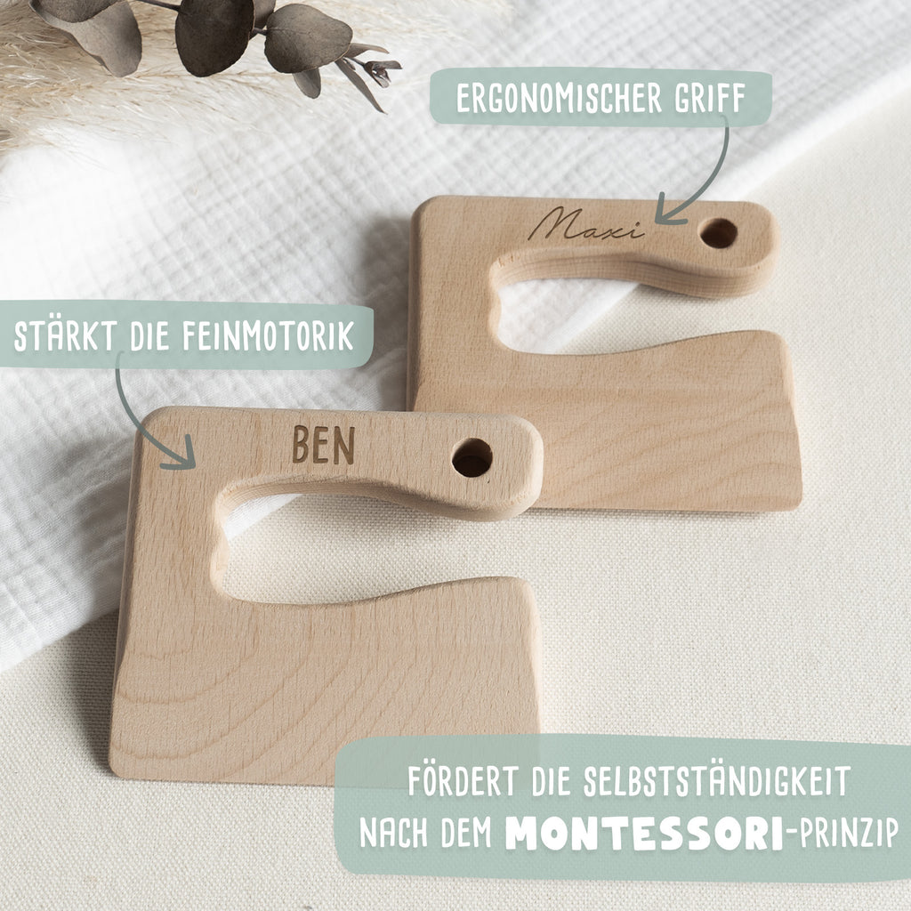Personalisiertes Montessori-Kindermesser "Clean"