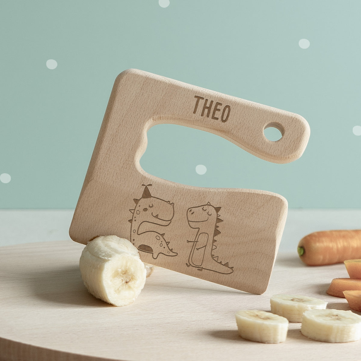 Personalisiertes Montessori-Kindermesser "Tierwelt"
