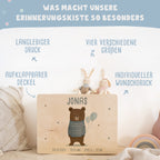 Erinnerungsbox "Bär" Aquarell