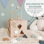 Personalisierter Motorikwürfel "Tier"