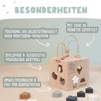 Personalisierter Motorikwürfel "Tier"