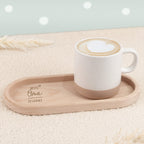 Personalisierte Tasse mit Korkboden und Deckel "Oma"