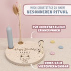 Geburtstagsteller „Fuchs“ personalisiert Gravur
