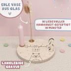 Geburtstagsteller „Bär“ personalisiert Gravur