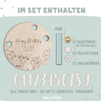 Geburtstagsteller „Safari“ personalisiert Gravur