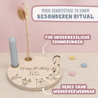 Geburtstagsteller „Waldtiere“ personalisiert Gravur