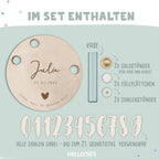 Geburtstagsteller „Herz“ personalisiert Gravur