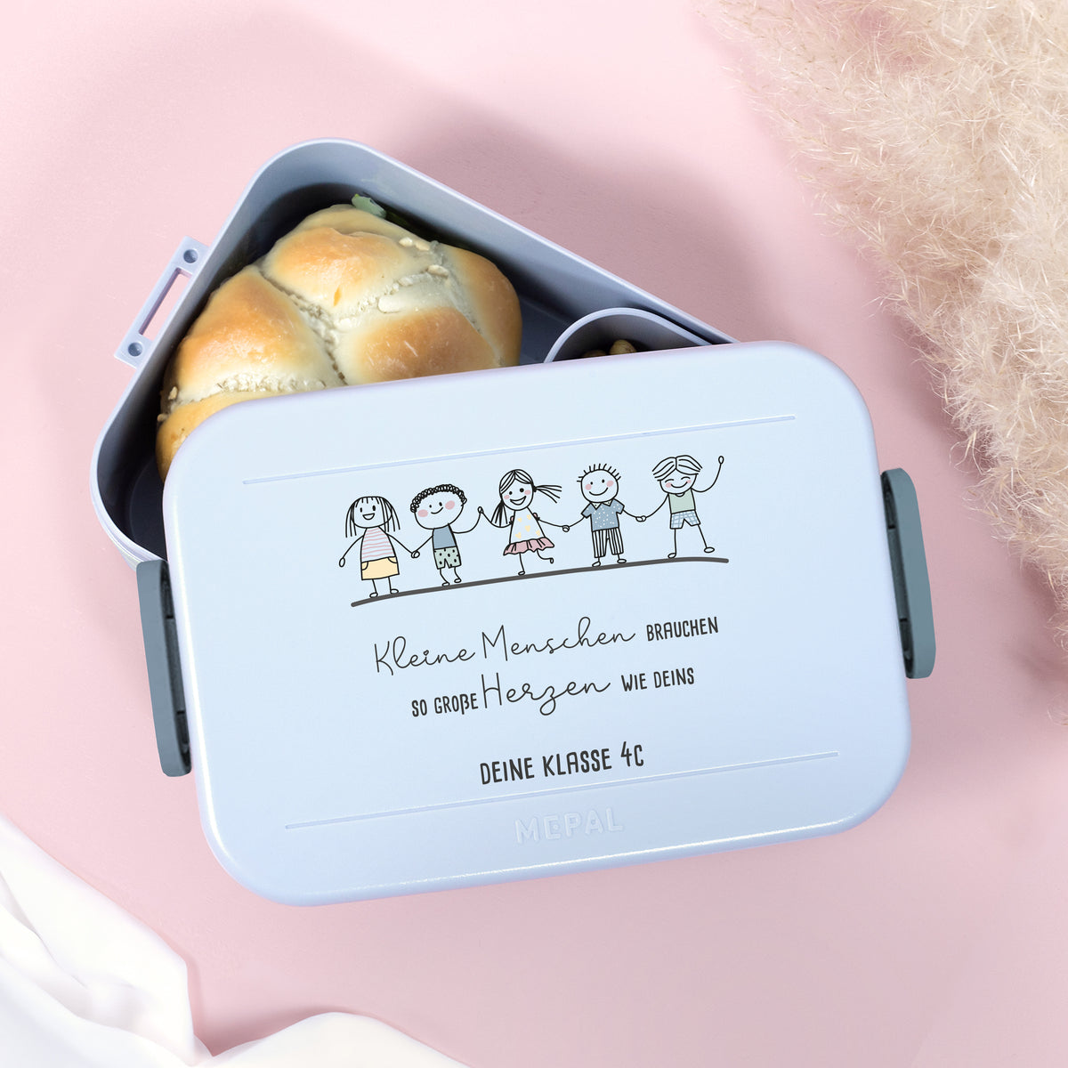 Mepal Lunchbox "kleine Menschen" Abschiedsgeschenk Lehrer/in und Erzieher/in