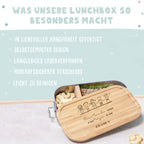 Lunchbox "Kleine Menschen" Abschiedsgeschenk Lehrer/in Erzieher/in Gravur