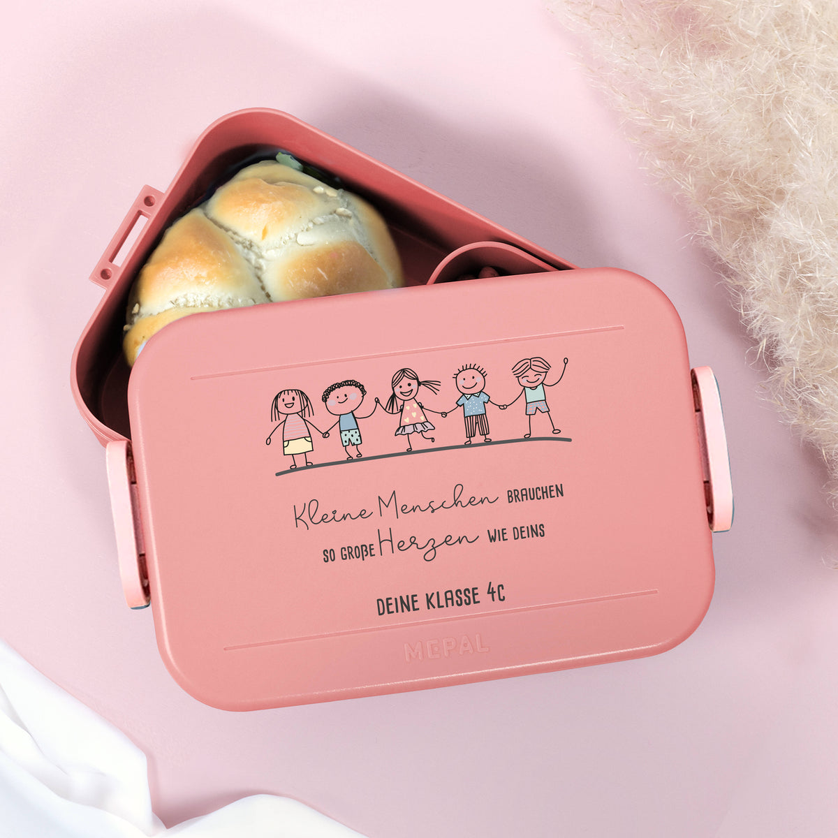 Mepal Lunchbox "kleine Menschen" Abschiedsgeschenk Lehrer/in und Erzieher/in