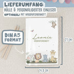 Hausaufgabenheft-Hülle mit personalisiertem Einleger "Safari" DIN A5