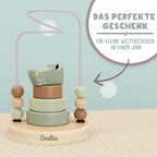 Personalisierte Motorikspirale "Krokodil"