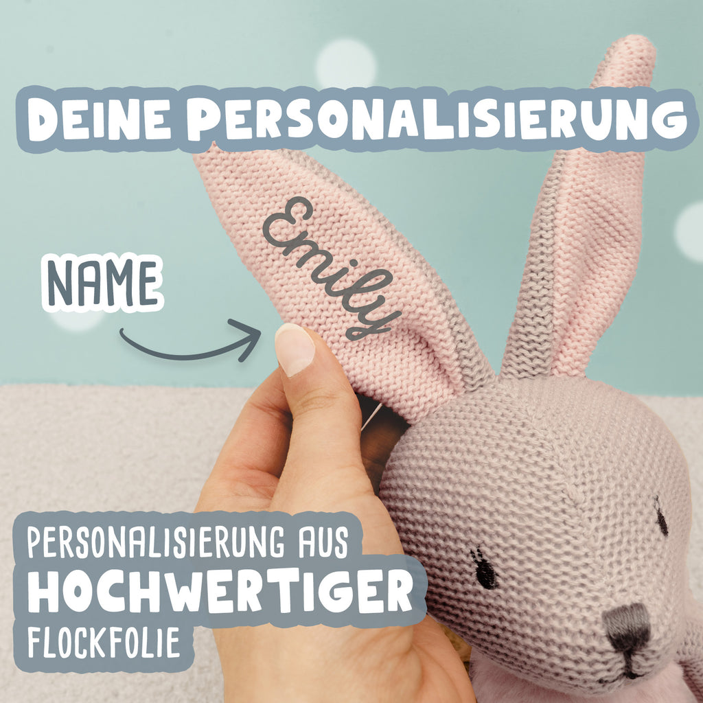 Jollein Kuscheltier "Hase Rosa"