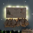 Beleuchteter Aquarell Adventskalender "Reh"
