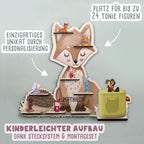 Aquarell-Regal "Fuchs" für die Toniebox