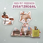 Aquarell-Regal "Fuchs" für die Toniebox
