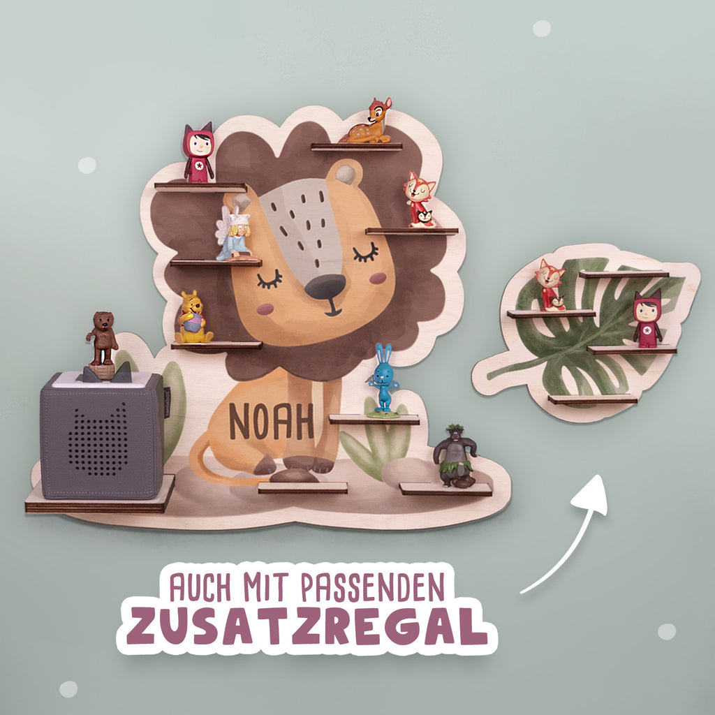 Aquarell-Regal "Löwe" für die Toniebox